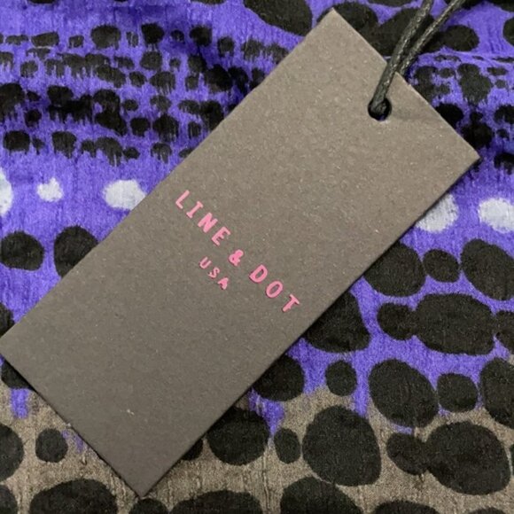 REVOLVE New Line & Dot Patterned Top S - Picture 4 of 7